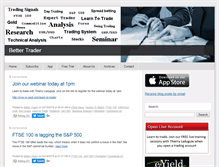 Tablet Screenshot of bettertrader.co.uk